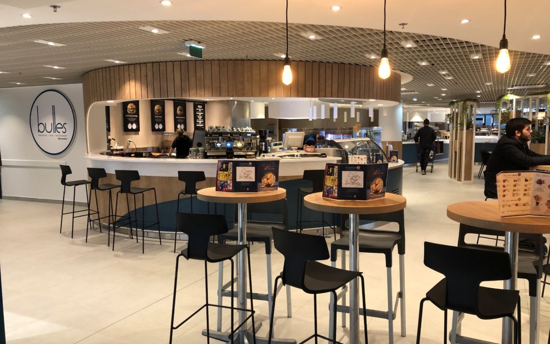 Nouveau concept de l&rsquo;espace restauration d&rsquo;une cafétéria